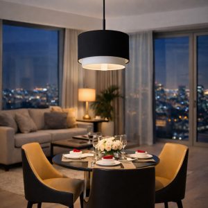 Lámpara colgante redonda