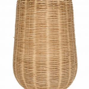 Lámpara de mesa tejida a mano