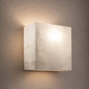 Lámpara de pared de ónix